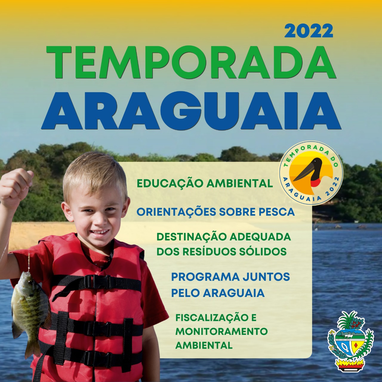 Araguaia 2022: Semad leva educação ambiental e ações de preservação a cidades turísticas