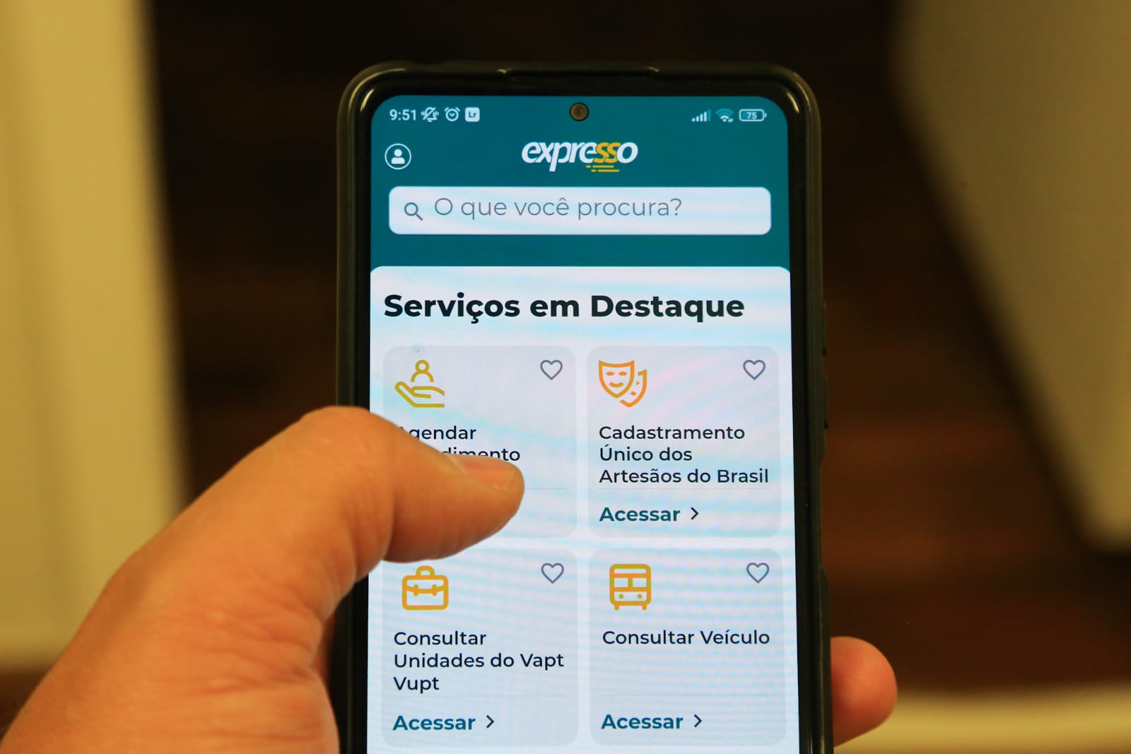 Expresso disponibiliza centenas de serviços completamente digitais