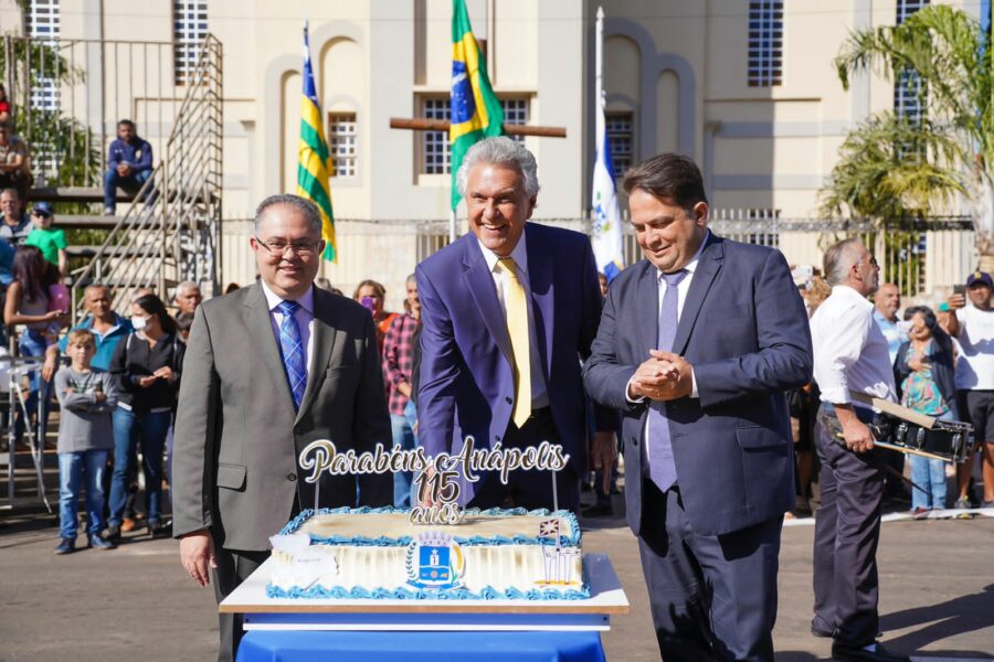 Caiado participa da comemoração dos 115 anos de Anápolis