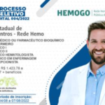 Rede Hemo abre processo seletivo para contratação de profissionais