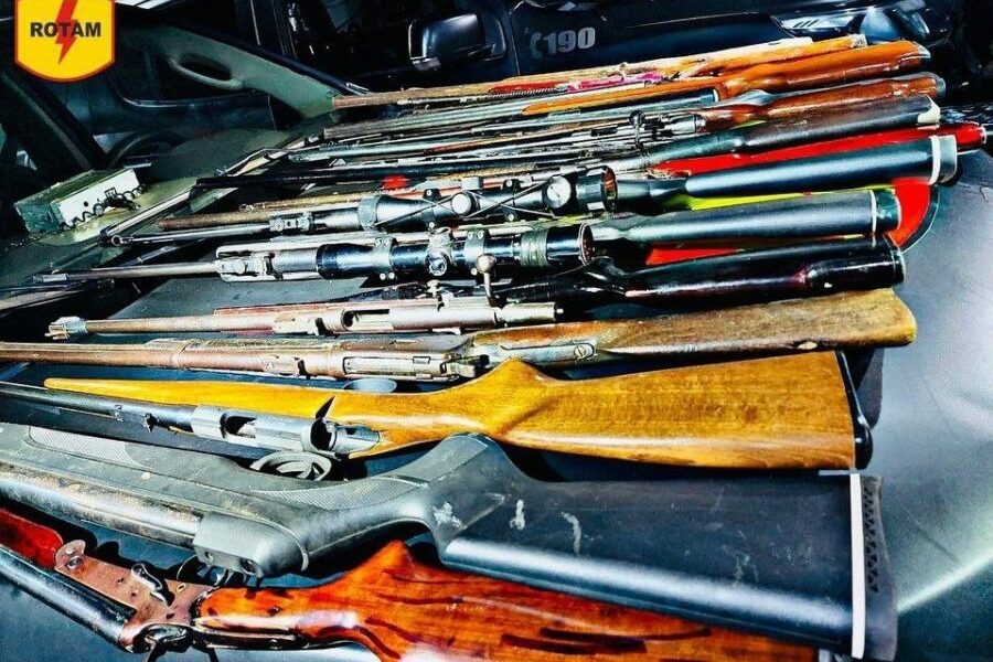 Proibido o transporte de armas e munições um dia antes e um dia depois da eleição