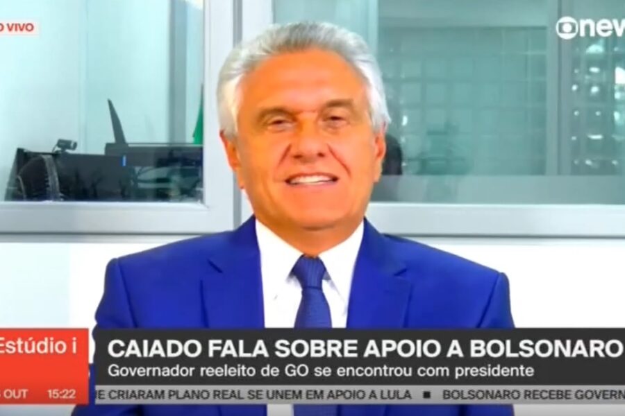 Na GloboNews, Caiado diz que resultados são mais importantes que discussões ideológicas