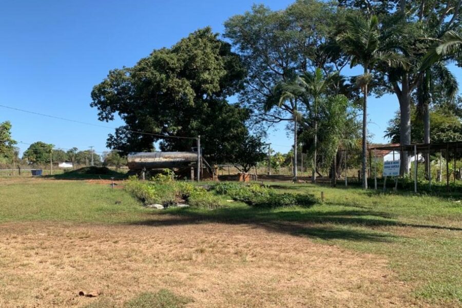 Emater e Prefeitura de Jussara restauram área de produção agrícola em escola