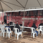 Heapa recebe unidade móvel para doação de sangue