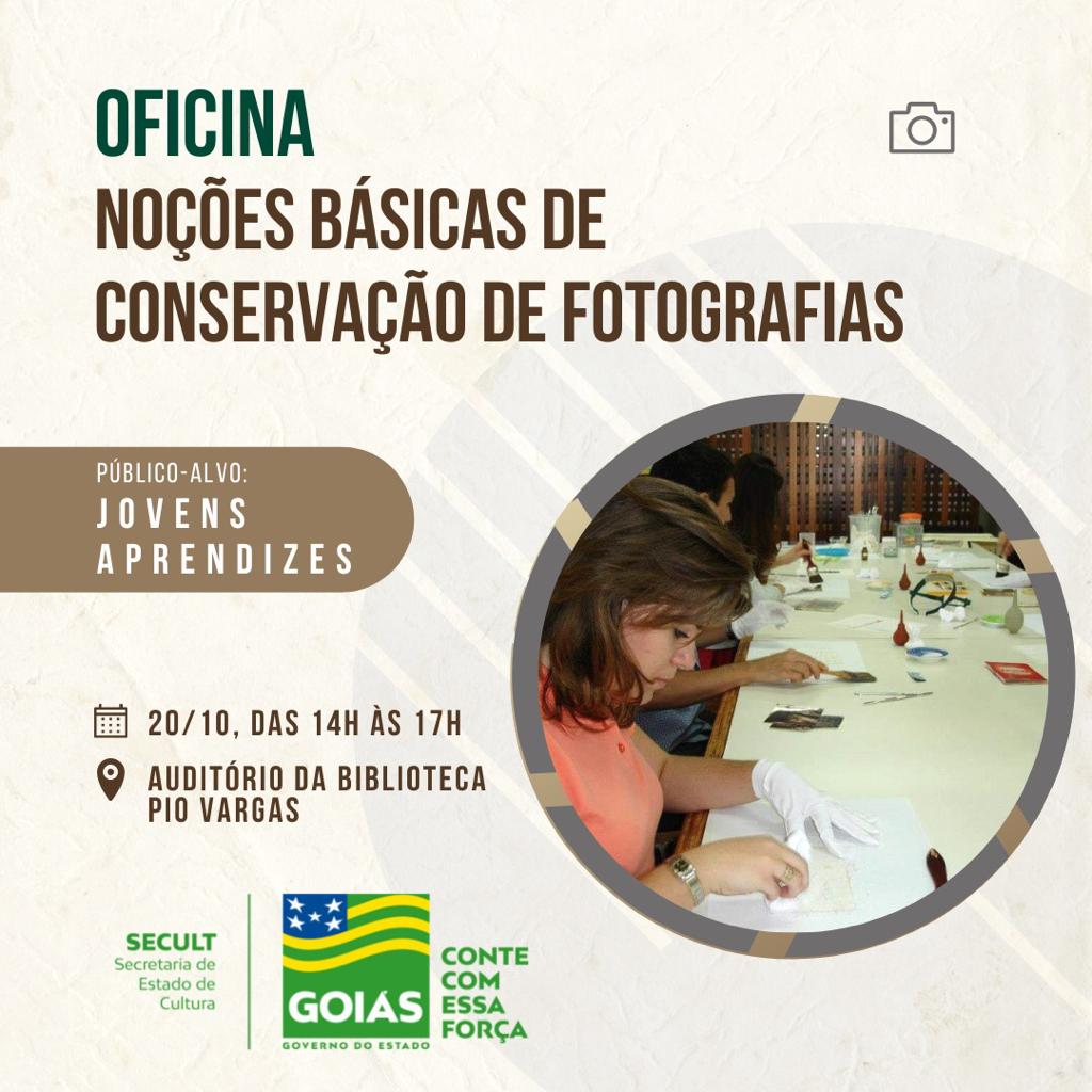 Secult Goiás promove oficina de fotografia para jovem aprendiz