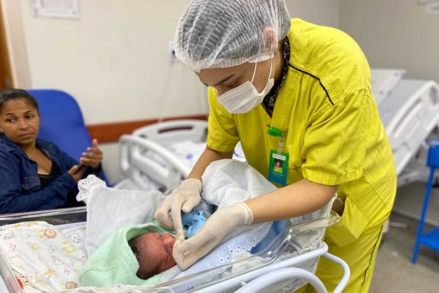 Recém-nascidos têm atendimento de fonoaudiologia no Hospital Estadual de Luziânia
