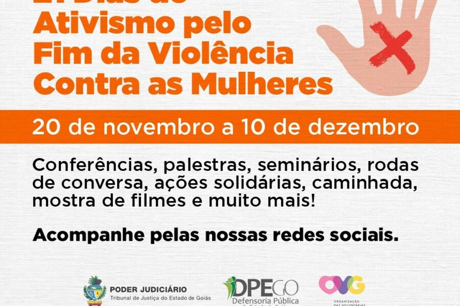Governo de Goiás participa de campanha pelo fim da violência contra a mulher