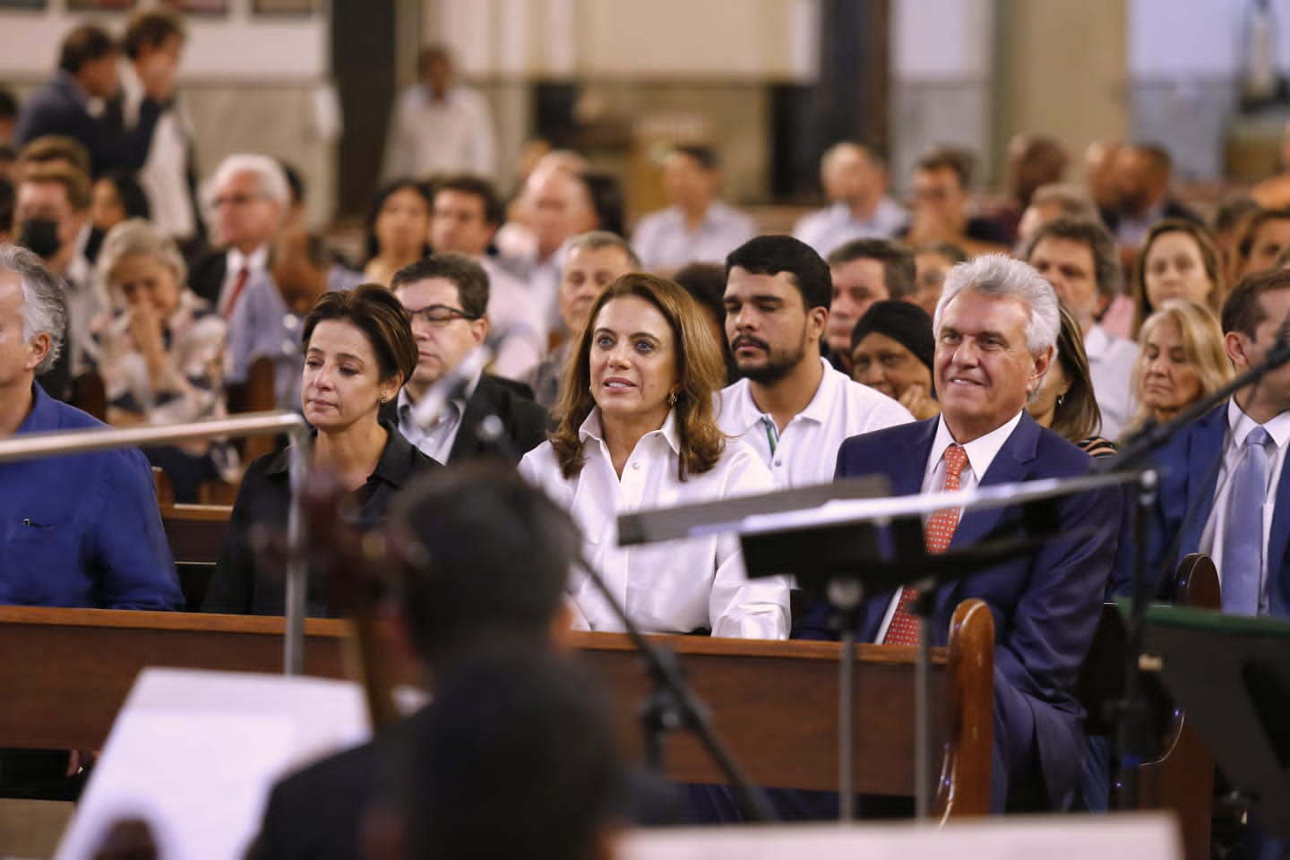 “Iris foi um homem que fez escola política”, diz Caiado em missa em memória ao ex-governador