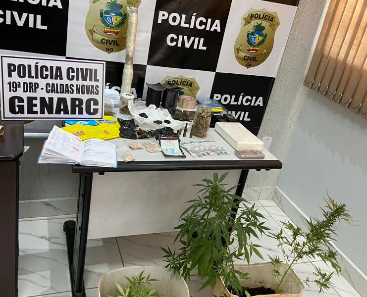 Operação Pré-Festival mira tráfico de drogas em Caldas Novas