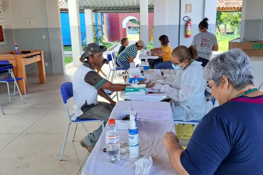 População indígena recebe ações de saúde