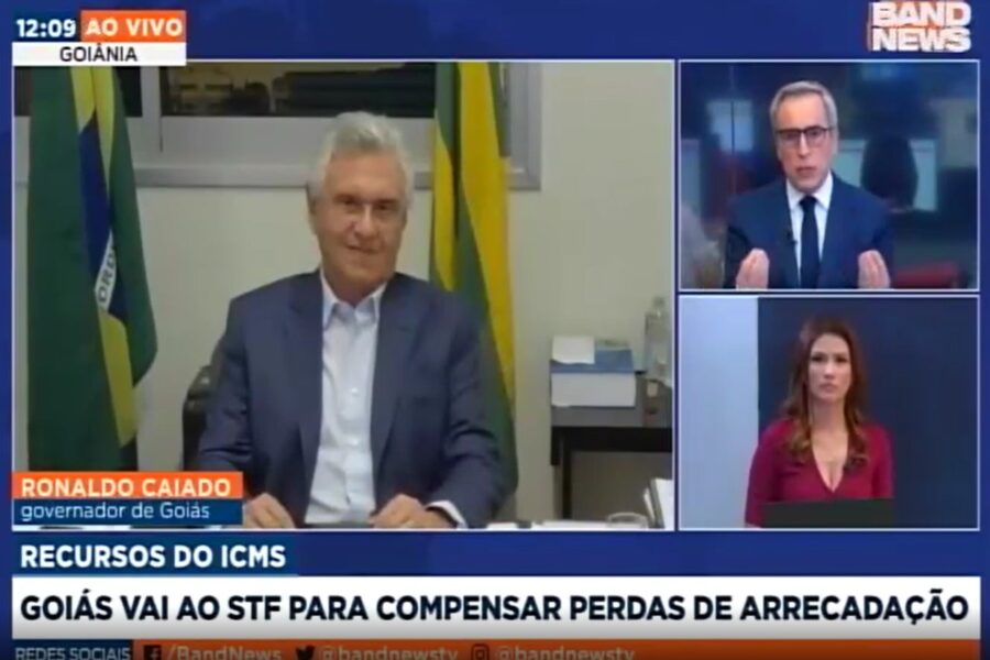Caiado estima perda de receita de R$ 8 bilhões com mudanças no ICMS