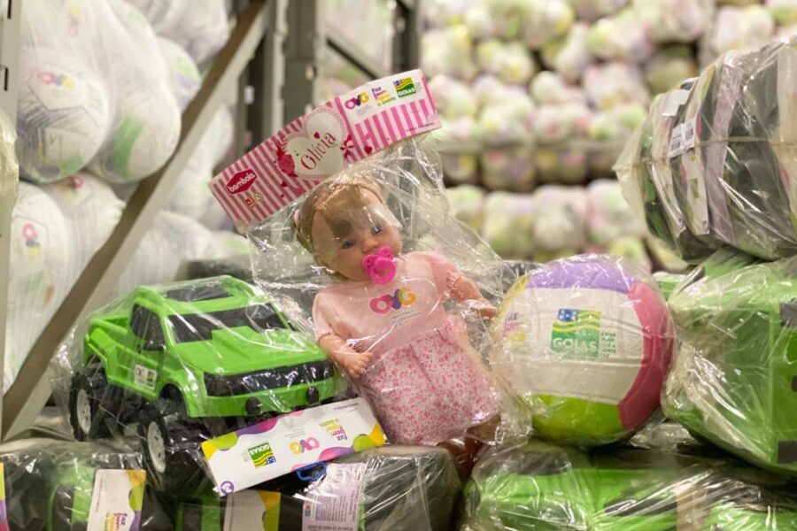 Natal do Bem entrega 30 mil brinquedos em Goiânia