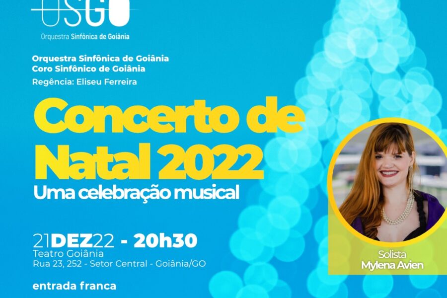 Concerto de Natal terá Coro e Orquestra Sinfônica no Teatro Goiânia