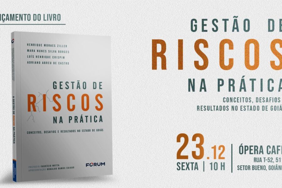 Gestão de riscos no governo de Goiás é tema de livro que será lançado sexta
