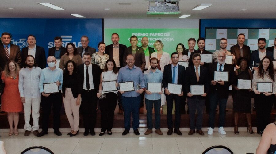 Fapeg entrega o 1º Prêmio Fapeg de Ciência, Tecnologia e Inovação