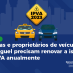 Isenção do IPVA de taxista deve ser renovada anualmente