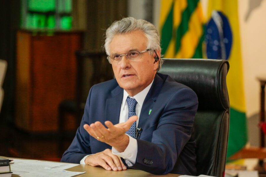 Caiado participa de reunião entre o presidente Luiz Inácio Lula da Silva e governadores