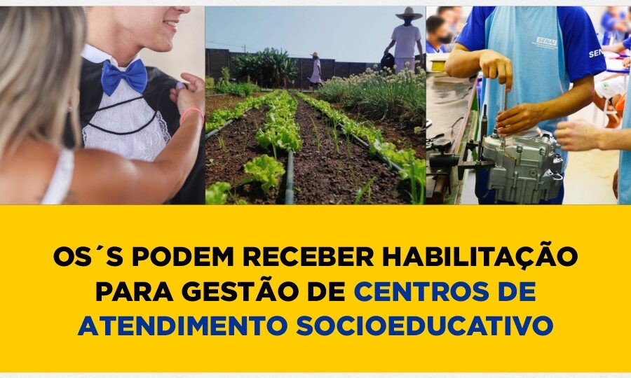 Governo oferece qualificação a OSs interessadas na integração do menor infrator