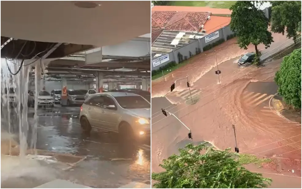 Chuvas provocam estragos na região Metropolitana de Goiânia