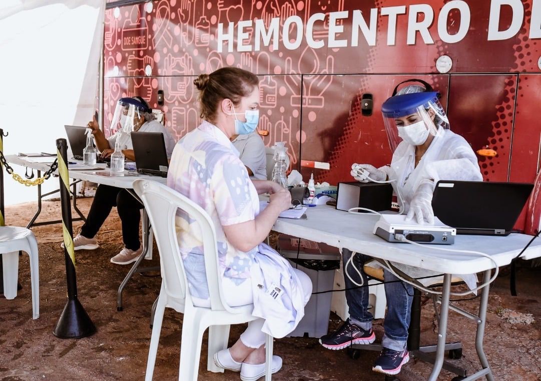 Doação de sangue: Hetrin recebe unidade móvel do Hemocentro