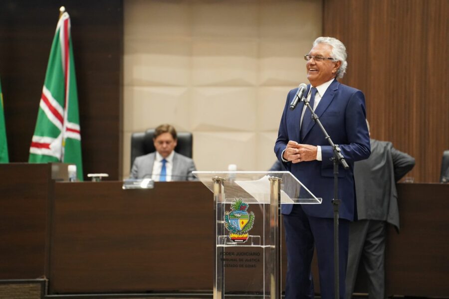 Caiado defende Justiça mais ágil em posse de desembargadores