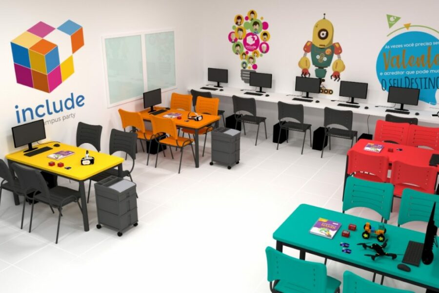 Laboratórios Include: quase 2 mil vagas abertas para cursos gratuitos de robótica