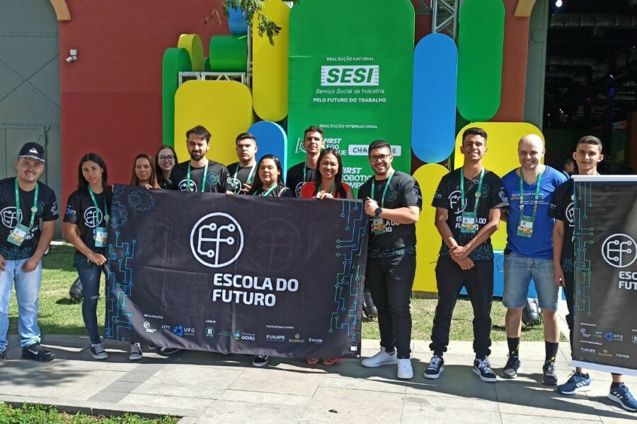 Alunos da EFG participam de campeonato nacional de robótica, em Brasília