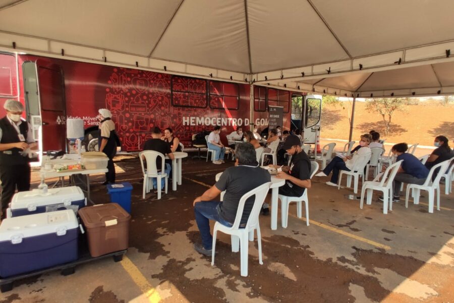 Rede Hemo leva unidade móvel a Hidrolândia