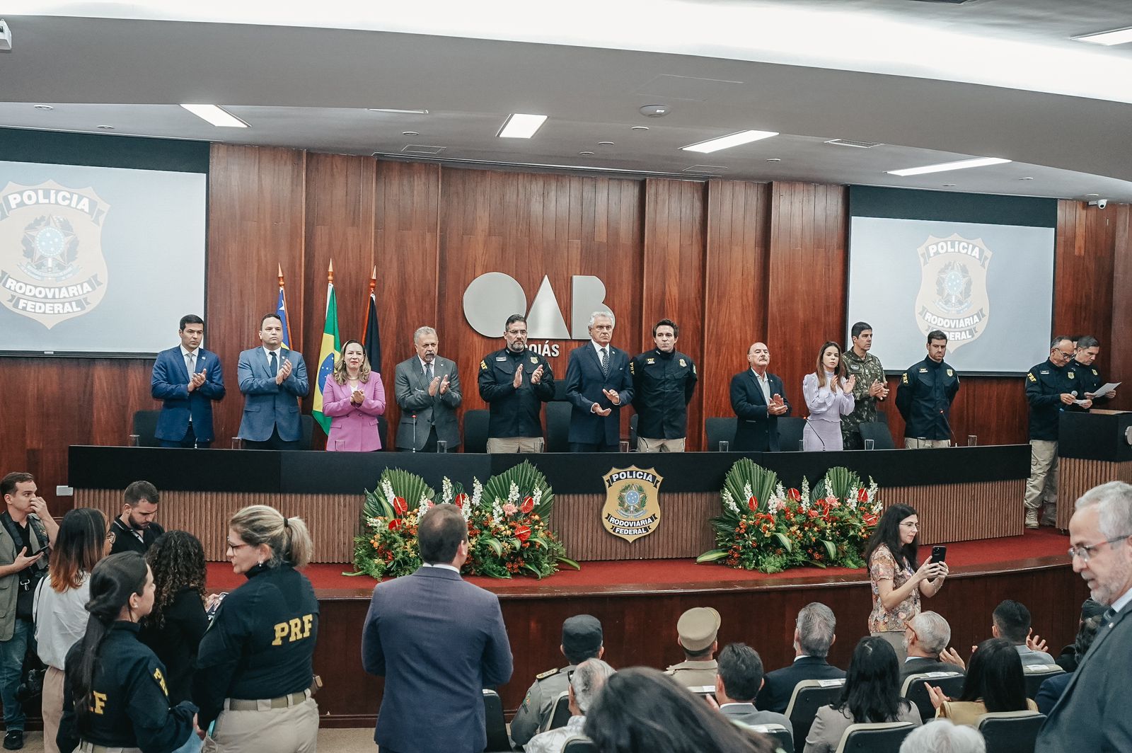 Caiado destaca parceria na segurança durante posse do novo superintendente da PRF