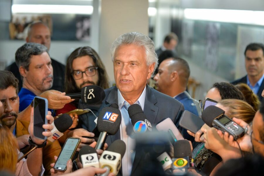 Caiado prestigia posse na PRF e apresenta Plano de Prevenção e Combate à Violência Escolar