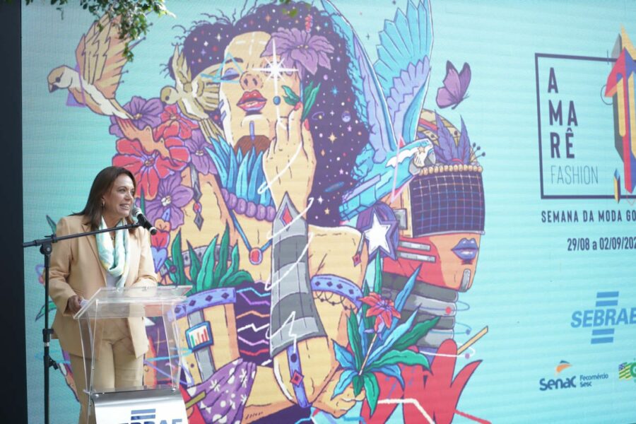 Amarê Fashion: Gracinha Caiado destaca referência da moda goiana