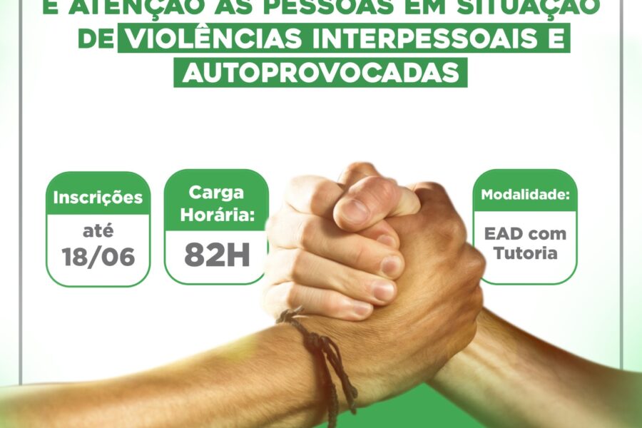 Saúde oferece curso sobre atendimento às vítimas de violências
