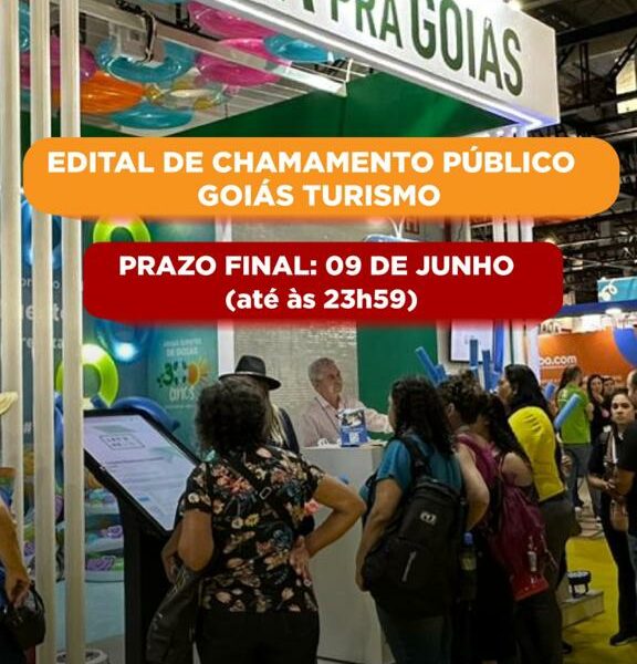 Edital que financia eventos turísticos em Goiás está aberto até sexta-feira