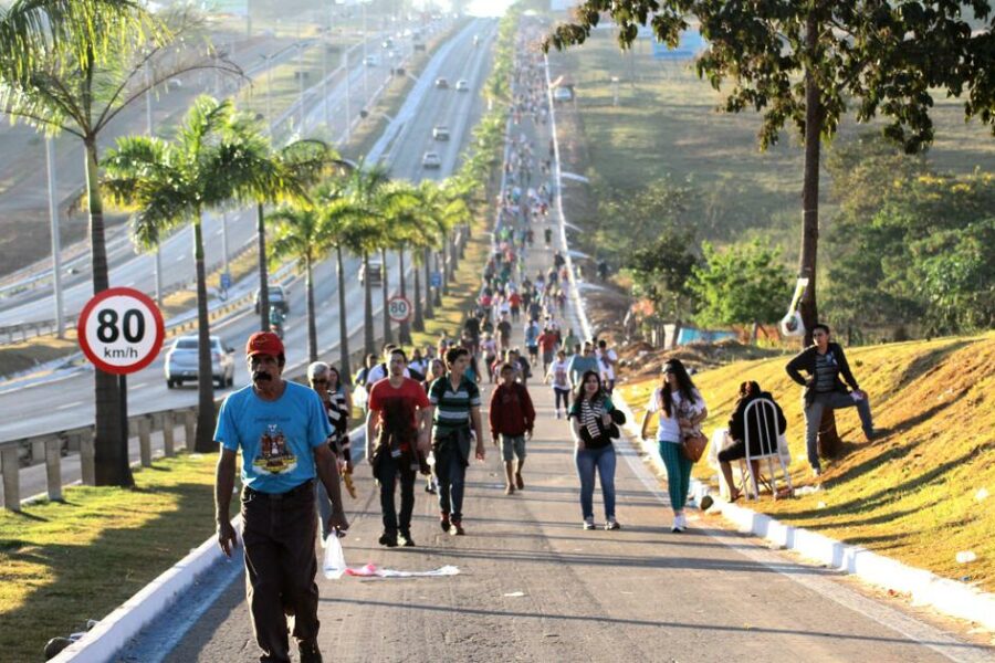 Hetrin orienta romeiros para a Caminhada da Fé até Trindade