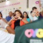 Gracinha Caiado visita o Centro de Apoio ao Romeiro da OVG durante romaria