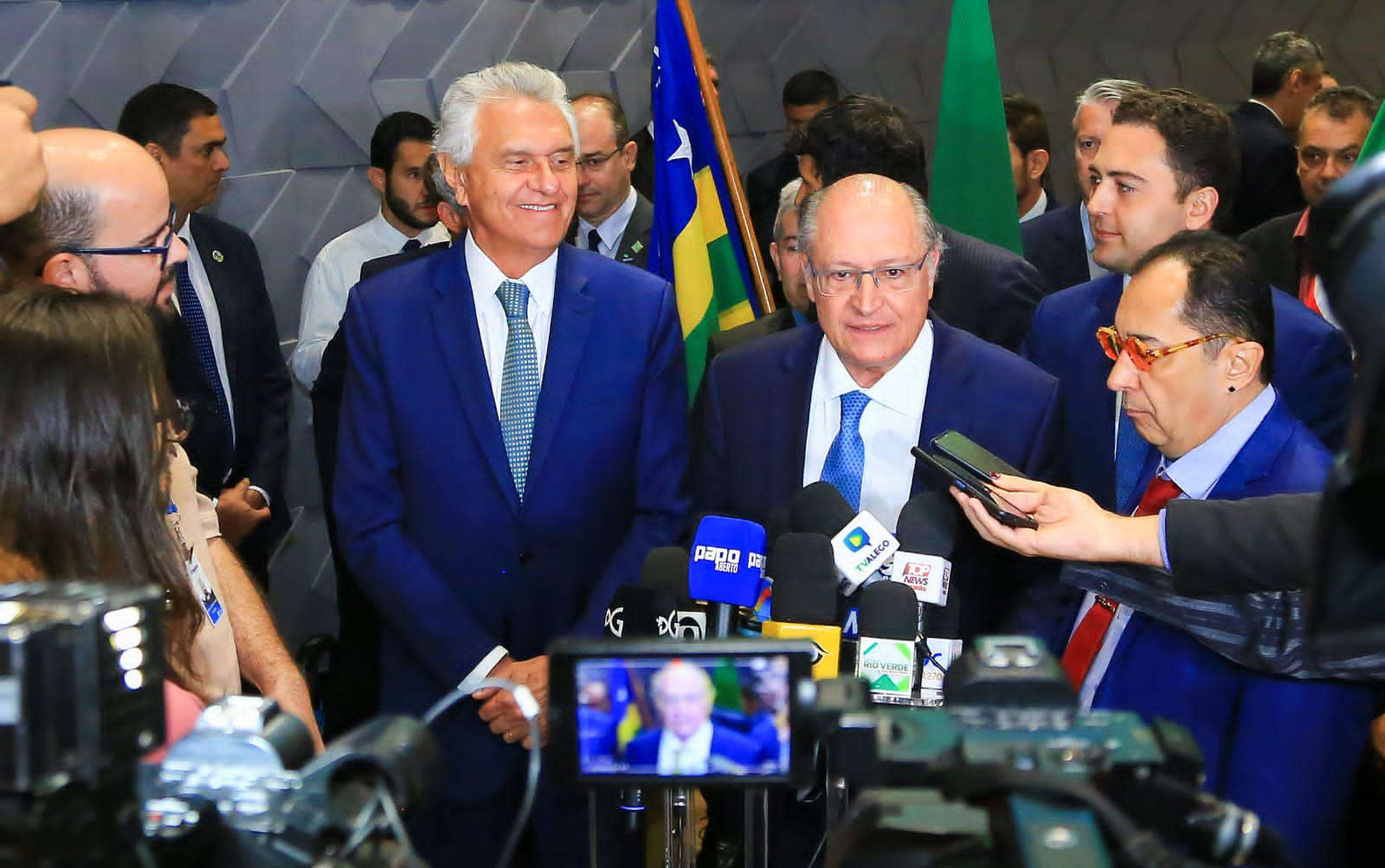 Geraldo Alckmin elogia crescimento econômico de Goiás em reunião com empresários