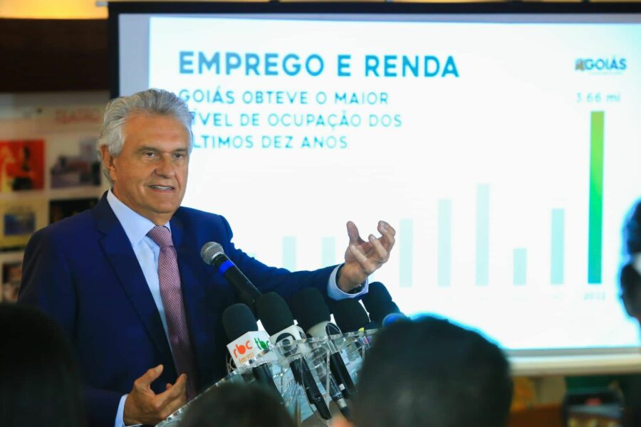 Gestão de Caiado é aprovada por 76% dos goianos
