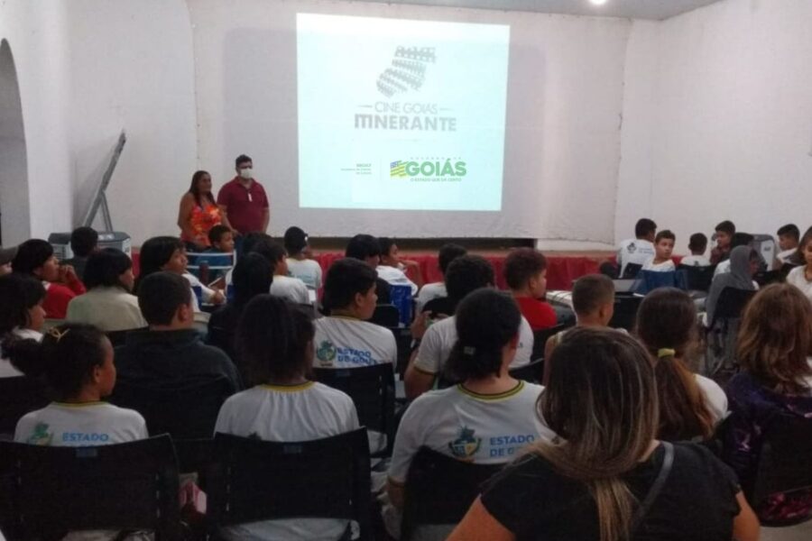 Cine Goiás Itinerante fecha o mês de férias em Cachoeira Dourada