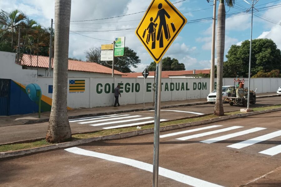 Detran implanta cerca de 30 mil metros de sinalização em junho