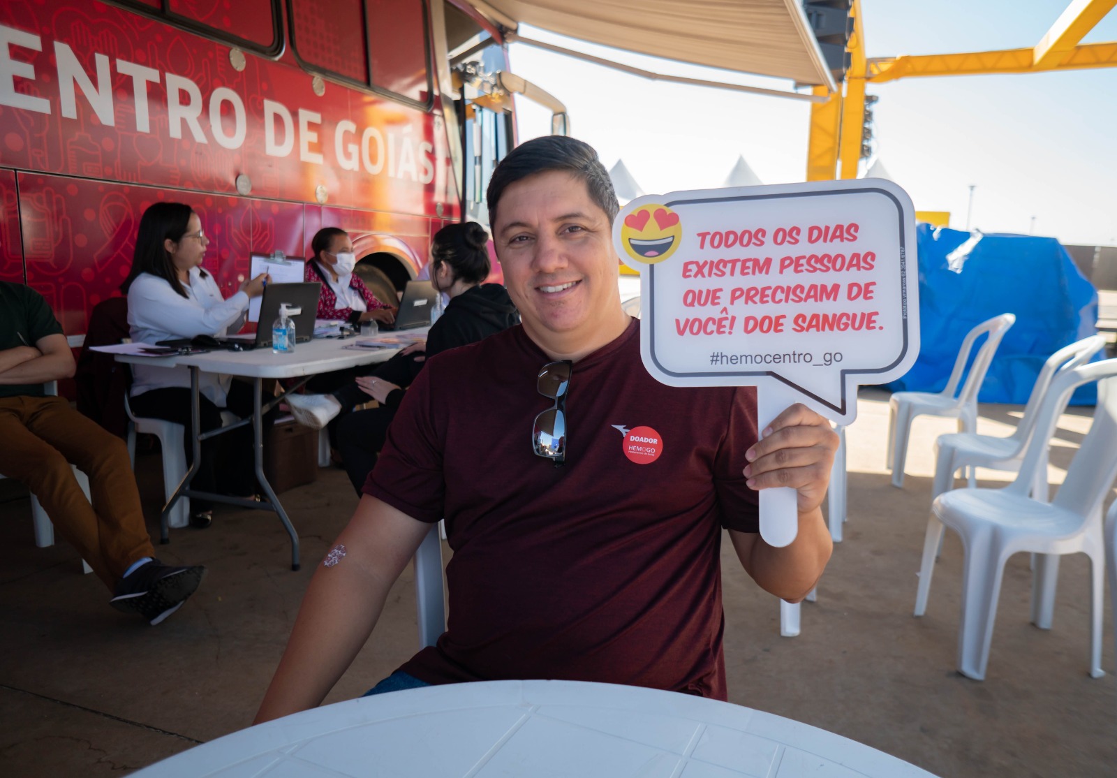 Campanha mobiliza mais de 500 doadores de sangue em Goiânia