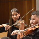 Orquestra e Banda Sinfônica Jovem de Goiás fazem apresentação para lançar turnê