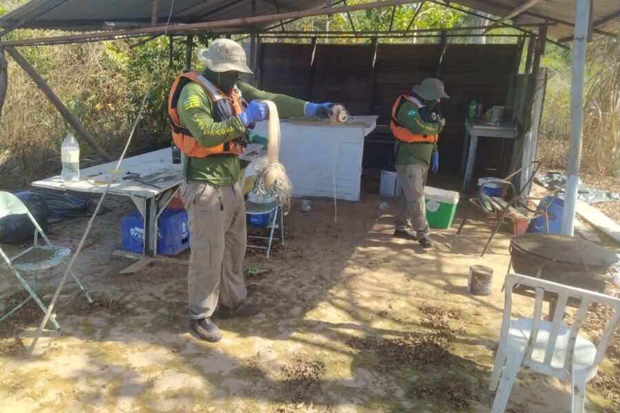 Fiscalização contra a pesca ilegal no Araguaia chega à sexta semana