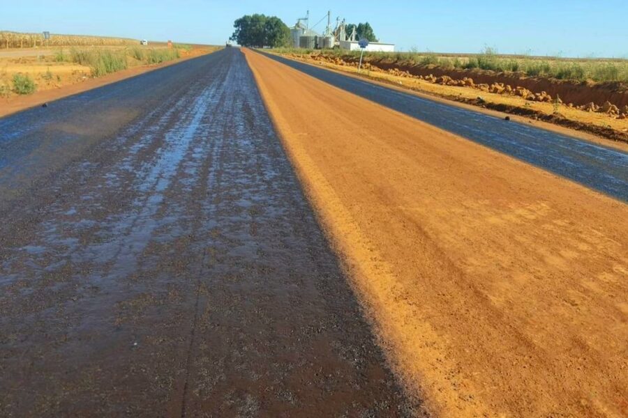 Mineiros e Perolândia: trecho da GO-341 é pavimentado
