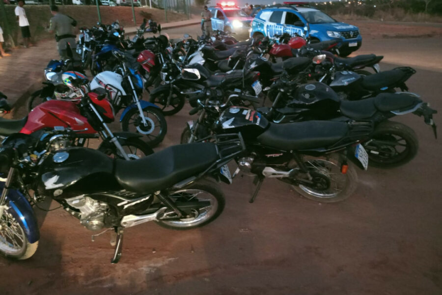 32 veículos são apreendidos durante “rolezinho” em Aparecida