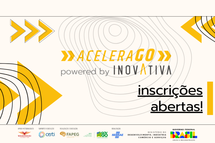 Abertas inscrições para o AceleraGO powered by InovAtiva