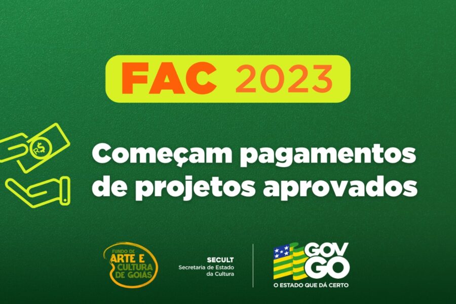 Governo de Goiás começa pagamento do FAC 2023