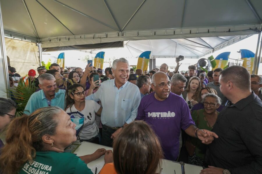 Caiado participa do 1° Mutirão de Goiânia 2023