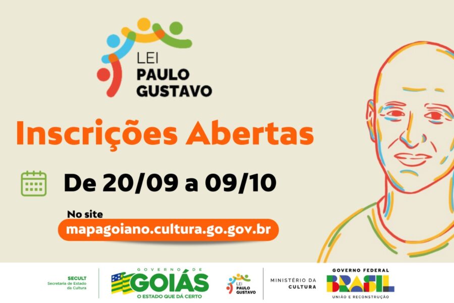 Cultura abre inscrições para editais da Lei Paulo Gustavo