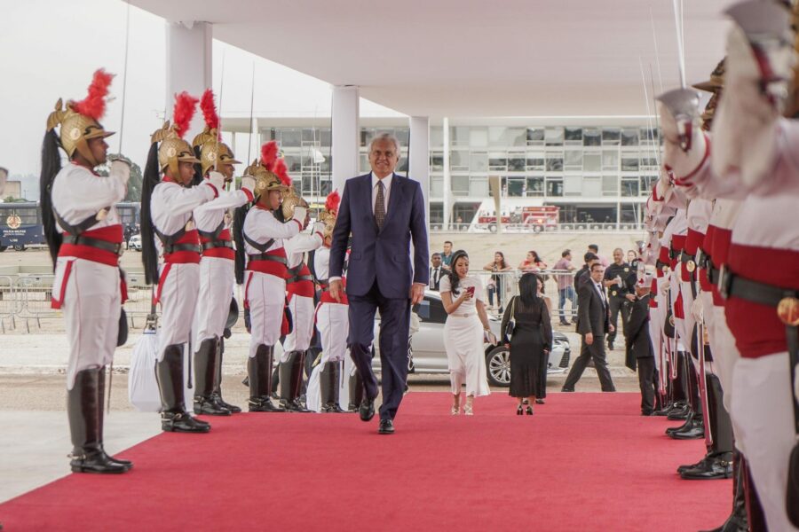 Caiado participa da posse do novo presidente do STF