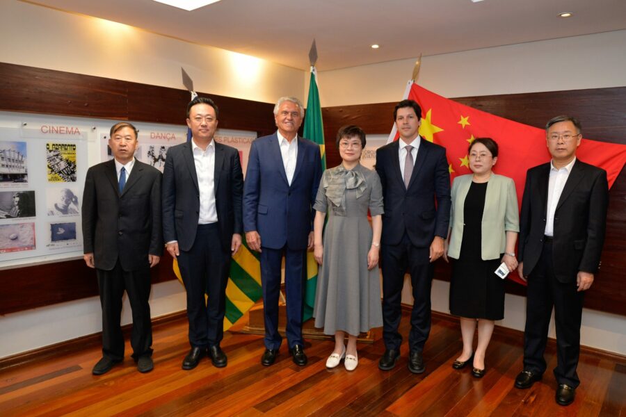 Caiado apresenta potencial de crescimento goiano a comitiva chinesa